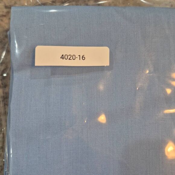 Fabric, Sky Blue Cotton Poplin, 45" x 1.5 yds - Picture 4 of 4
